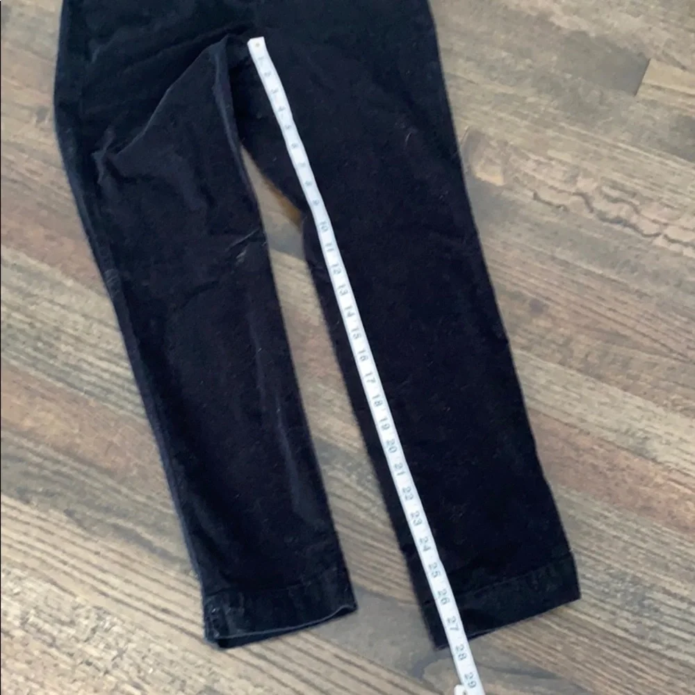 J. Jill Black Stretchy Pull On Corduroy Pants 4